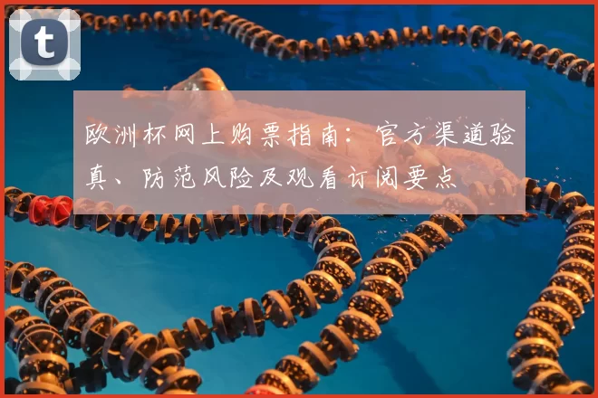 欧洲杯网上购票指南：官方渠道验真、防范风险及观看订阅要点
